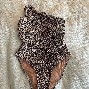 Jcrew one shoulder bathing suit